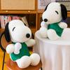 Snoopy Cartoon Dog Plush Doll with Green Apron