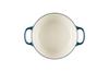 Литая эмалированная кастрюля Le Creuset Signature Cocotte Ronde 20 см Nuit Navy, совместимая с газовой духовкой IH, японская [Авторизованный продукт]