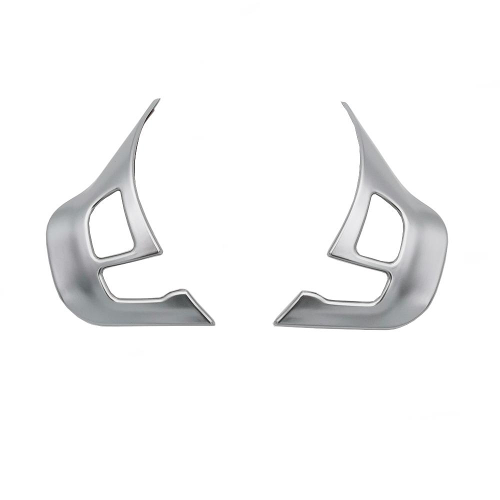 Накладка на руль, кнопки, наклейки с логотипом, эмблемой, значок, хромированные украшения, аксессуары для Peugeot 2008 208 2014-