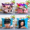 A-Aespas-K-Карина K-pop Стиль Девушка Наволочка Плюшевая Ткань Мягкая Двусторонний Принт Подушка для Дивана Чехлы для Подушек