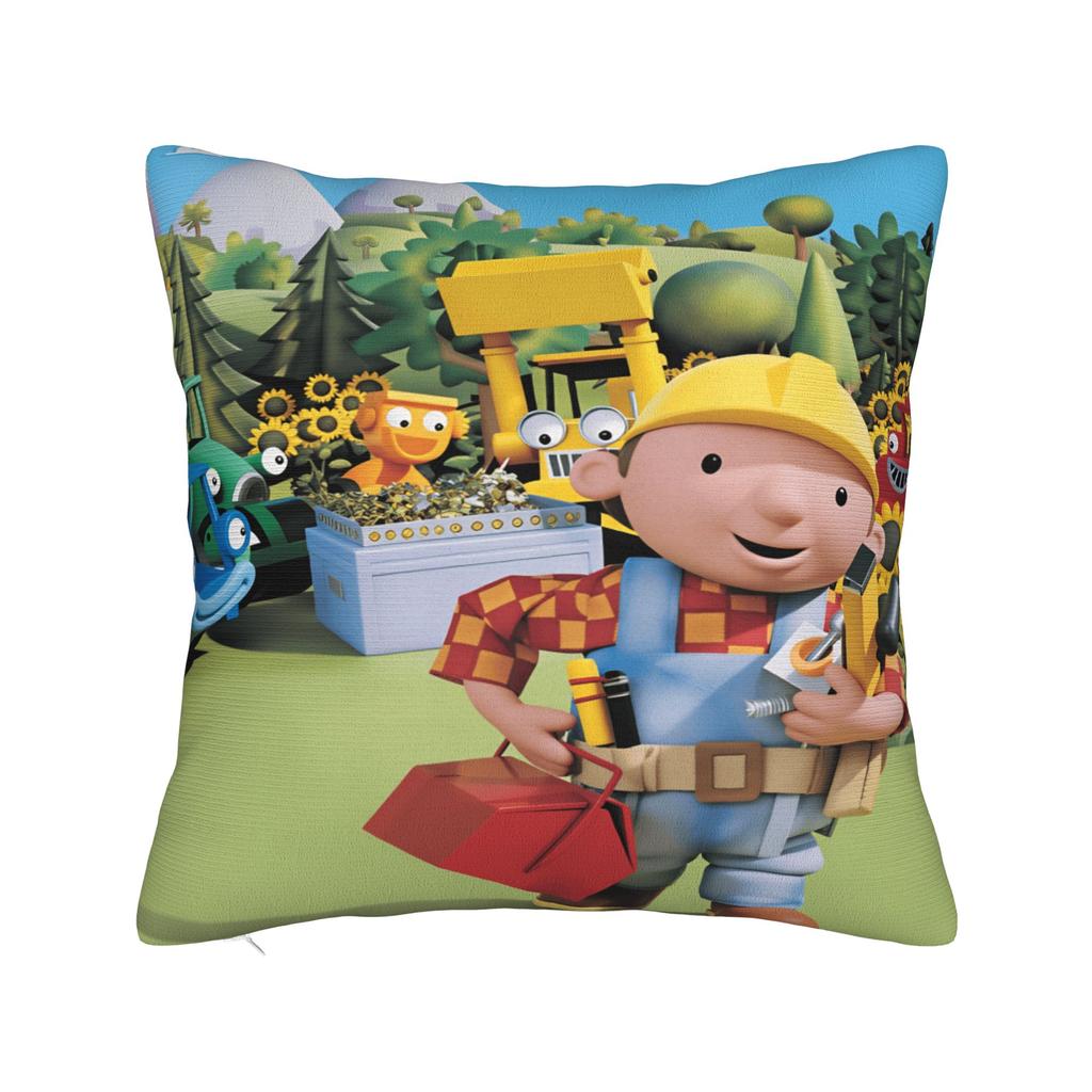 Наволочка Мультяшная B-Bob B-Builder Квадратная Наволочка Для Дивана Спальни Домашний Декор Смешные Наволочки
