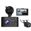 Новый автомобильный видеорегистратор 1080P 4K с GPS, DVR, Wi-Fi, циклической записью, камера заднего вида/парковочная камера Novatek