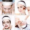 10/50/100pcs Disposable Headbands Spa Salon Facial Headband Black White Pink Elastic Adjustable Magic Tape Skincare Accessory