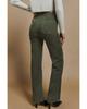 Azura Exchange Green High Waist Square Pockets Corduroy Pants