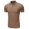 Men's Summer Work Polo Shirts Short Sleeve Workout Stretch Basic Tee Casual Slim Fit Golf T-shirts Athletic Outdoor Sports Collared Tennis Shirts Male