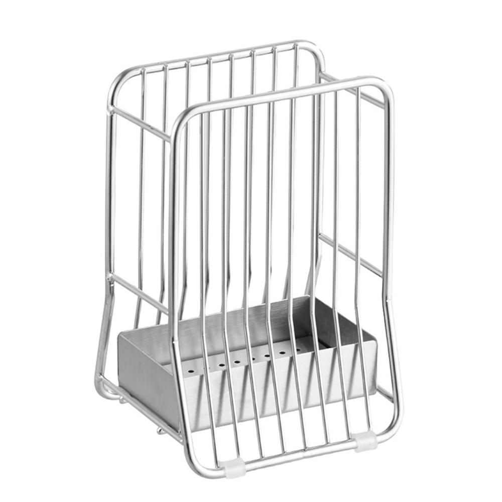 Large Capacity Stainless Steel Chopstick Bucket Moisture-proof Ventilated Chopstick Cage Anti-slip Space Saving