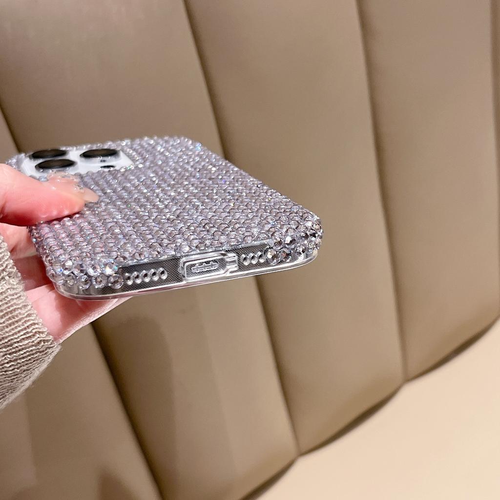 Applicable To Apple 16 Full Diamond Bow Mobile Phone Case IPhone 15 ProMax Luxury Fairy 14 Drop Protection Case