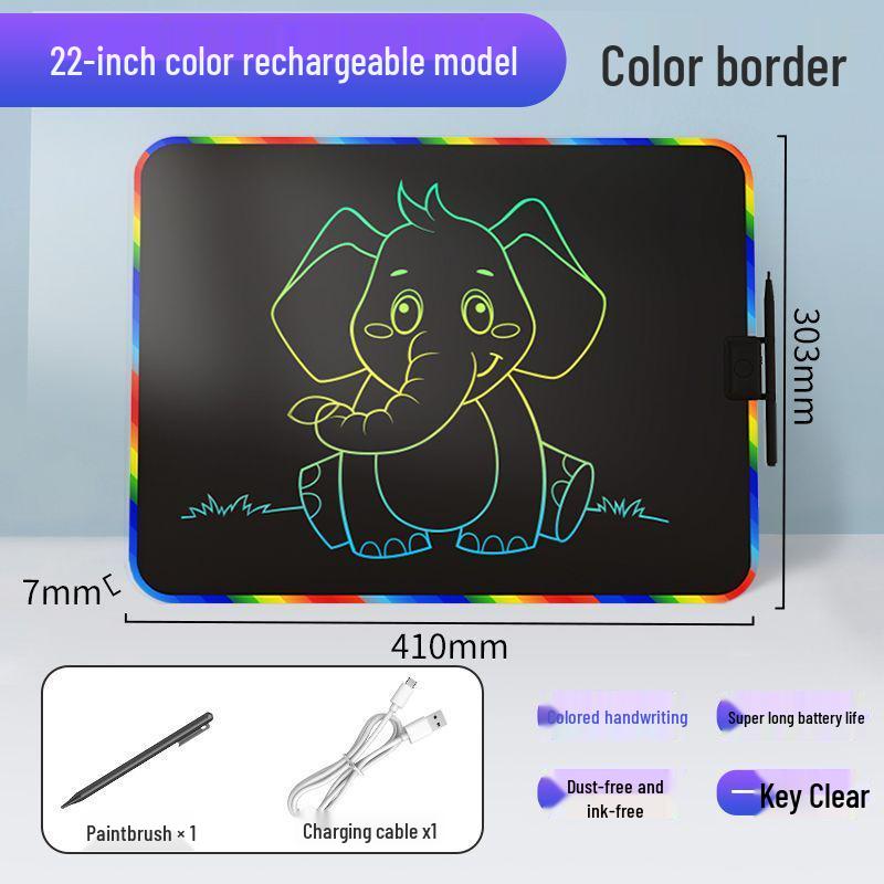 Smart Educational Graffiti Drawing Board for Kids: Rechargeable, Erasable Handwriting and Art Toy