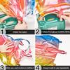 40Inch Rainbow Number 0-9 Foil Balloons Happy Birthday Wedding Party Decoration Adult Colorful Helium Balloon Globos Kids Gift