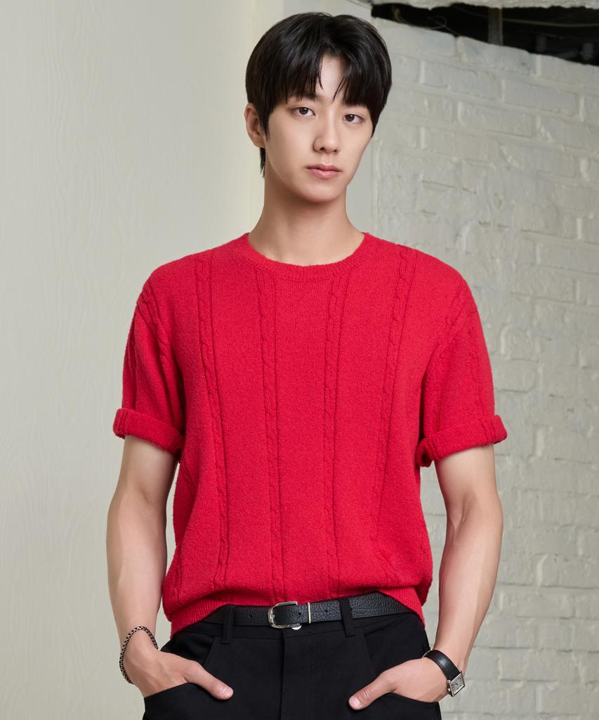 HYOJI 26 Ss Washable Cable Round Crop Knit (6 Colors)