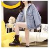 Broken Denim Jacket Women's Spring Korean Loose Casual Thin Embroidered Bf Style Top