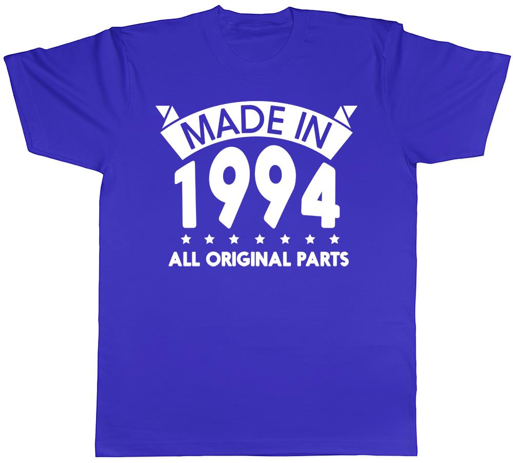 Made in 1994 All Original Parts Birthday Unisexs Short Sleeve TShirt