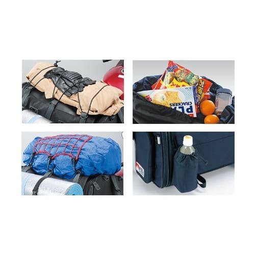 TANAX Camping Seat Bag 2 MOTOFIZZ Black MFK-102 (Variable Capacity 59-75)