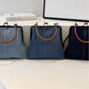 Original New Small Carrying Bag Women's Bag Handmade Denim Stitching Portable Messenger Bag Shoulder Bag Small Shoulder Bag Retro