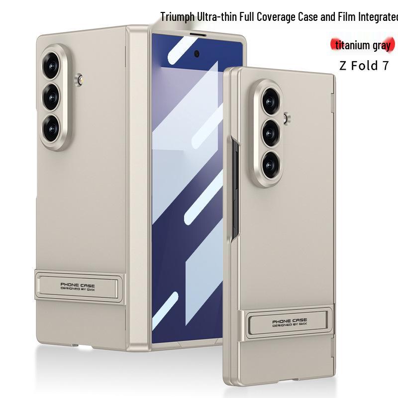 Ультратонкий чехол-подставка для Samsung Z Fold7: Triumph Креативный дизайн, Защита от падения, Защита шарнира