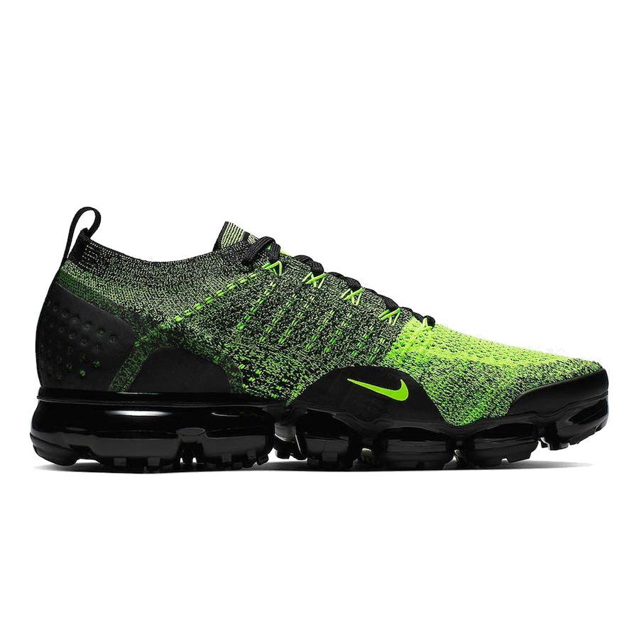 Nike Air VaporMax Flyknit 2 Вольт Черный 942842-701