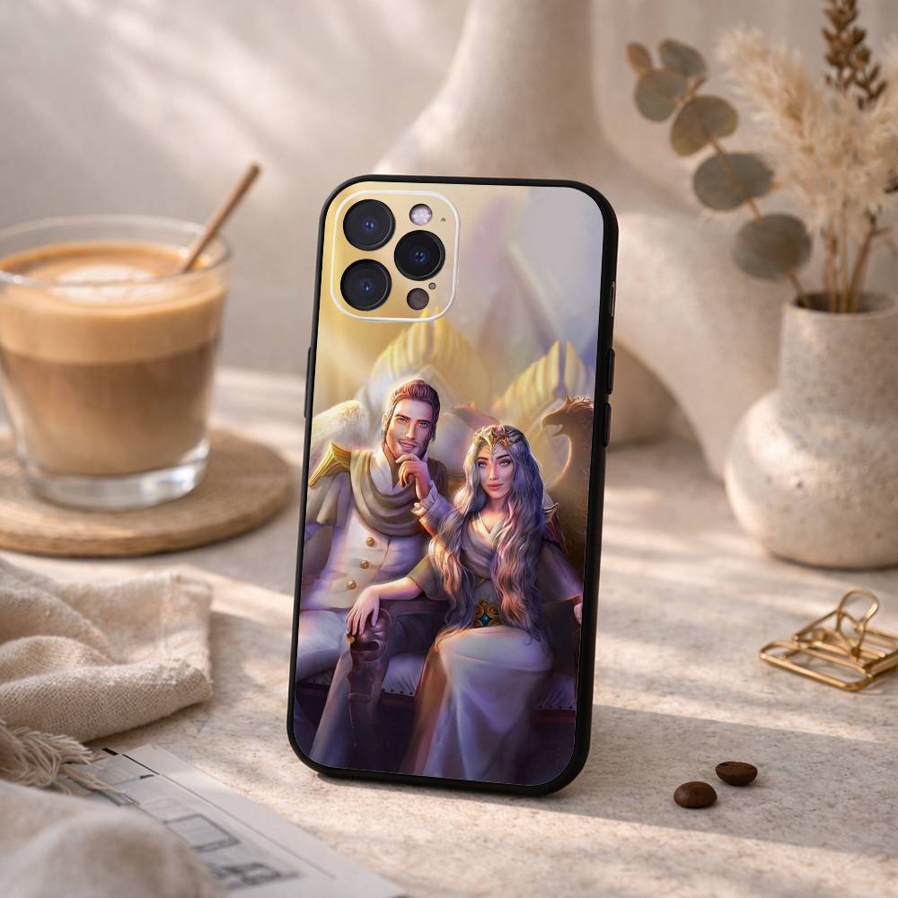 Романтика C-Clubs Игра Мальбонте Вики Чехол для телефона Для iPhone17 16 15 14 13 12 11 Pro Max Plus, 5G Мягкий Черный Чехол
