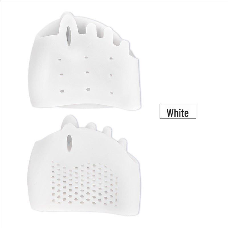 Five-Hole Honeycomb Forefoot Pad: Women's Toe Separator and Shock Absorbing Hallux Valgus Bunion Toe Sleeve.