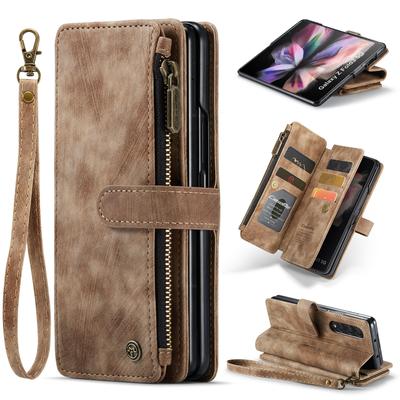 Деловой удобный кожаный чехол-кошелек для Samsung Galaxy Z Fold4 Fold 4 Fold3 5g Fold 3 Сумка для мобильного телефона с полным покрытием