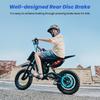 A14 Kids ELECTRIC DIRT BIKE 14 Inch 500W Motor 36V5.2Ah Battery 20-22km Range Shock Absorption, Bluetooth LED Lights