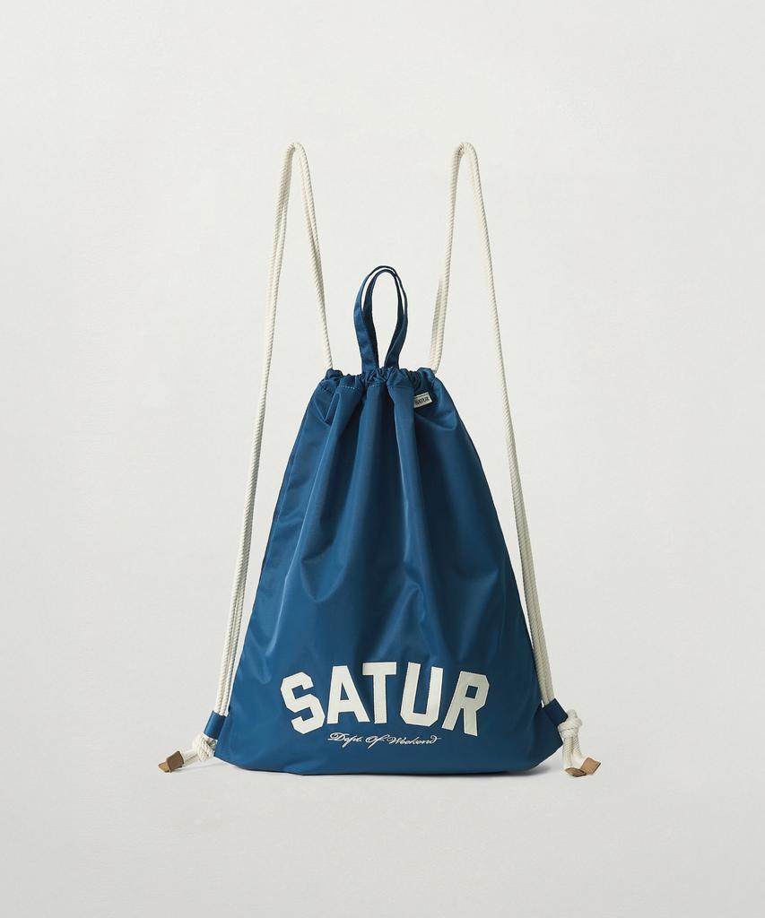 Сумка-мешок Satur Nylon на завязках Синяя