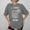 Por la Unisexana cafe por la tarde ron Outfit Unisex Women T Shirts Cotton Tee Printed Tops Tshirt
