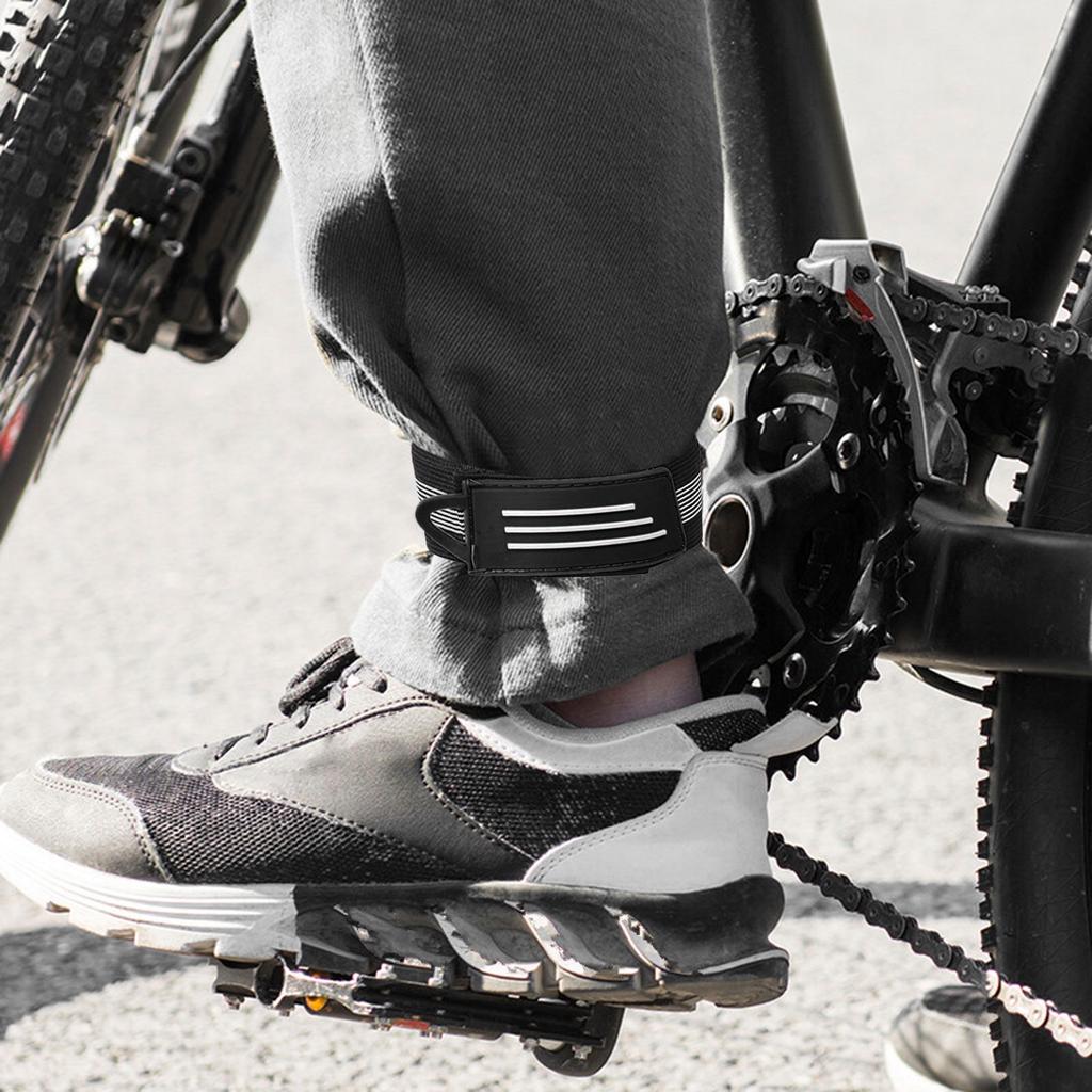 8 шт. велосипедные повязки на лодыжку, бандажи для брюк, ремешки с зажимом, запястья, лодыжки, бандажи с зажимом, велосипедные ремни для ног