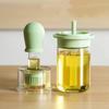 2 in 1 Measuring Oil Bottle Heat Resistant Barbecue Spray Bottle Kitchen Oil Bottle  Kitchen