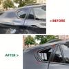 Задняя оконная жалюзи-спойлер для BMW X6 E71 E72 2008 2009 2010-2014 Треугольная жалюзи-воздухозаборник заднего окна в форме акульей жабры
