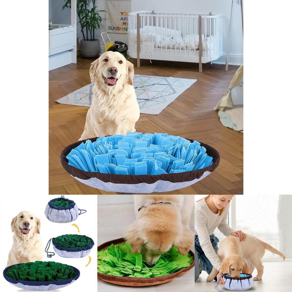 Коврик-нюхалка для кормления питомцев для собак, войлочный, против удушья, игрушка для раздачи корма, розовый