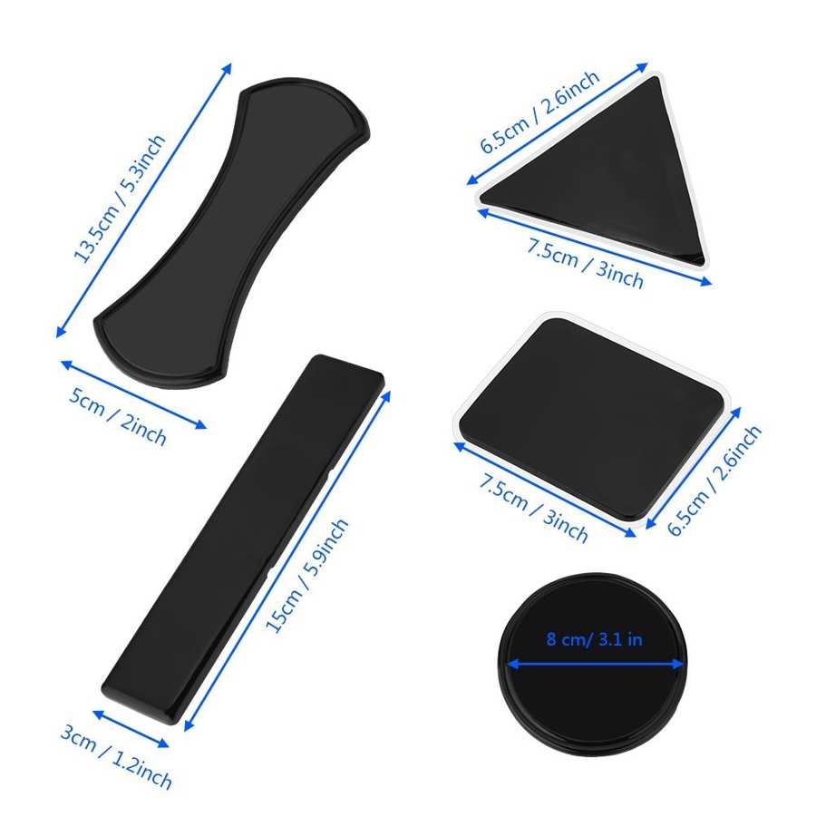 5 шт. резиновая фиксирующая гелевая накладка универсальная прочная вязкая автомобильная наклейка подставка для мобильного телефона автомобиль авто