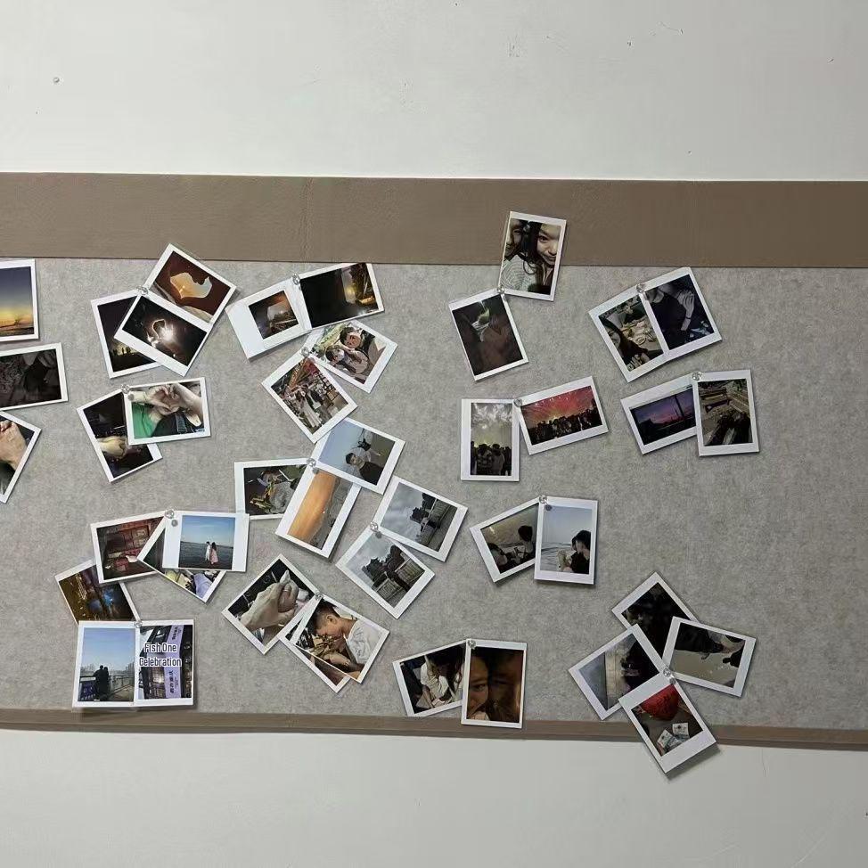 Самоклеящаяся фетровая доска для фотографий, хранения очков и украшений - Декор для стен и рабочего стола для комнат и общежитий