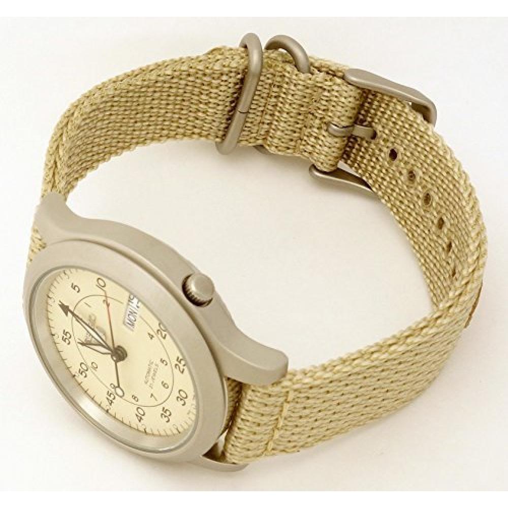 [Импорт SEIKO] Часы Overseas Модель Сетчатый Ремень Автоматический Подзавод Бежевый SNK803K2 Мужские [Повторно Импортированный Продукт]