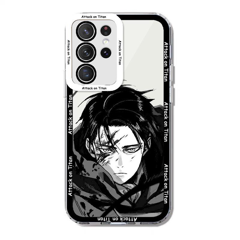Samsung S24Ultra Attack on Titan Anime M11 Прозрачный A32 All-Inclusive Case