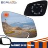 Для BMW F10 528i 550i 535i xDrive 2009-2016 Зеркальное стекло с подогревом Пассажирское Правое.