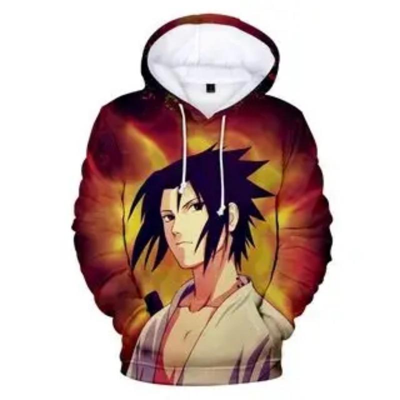 2024 новейшая толстовка с капюшоном Blackened Whirlpool Naruto Character 3D Printed Sweatshirt Boys and Girls Favorite Adult Universal Hoodie