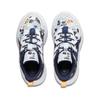 Li Ning Детские удобные простые амортизирующие износостойкие кроссовки с низким верхом для бега Детские кроссовки для бега Белые синие YKNT090-13