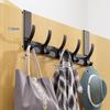 С 5/6/7 крючками над дверным крючком Съемная вешалка для одежды Новые вешалки для полотенец Ванная комната