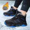 Kids' 2024 Winter Velvet-Lined Cotton Shoes - Warm, Non-Slip, and Soft-Soled for Older Children