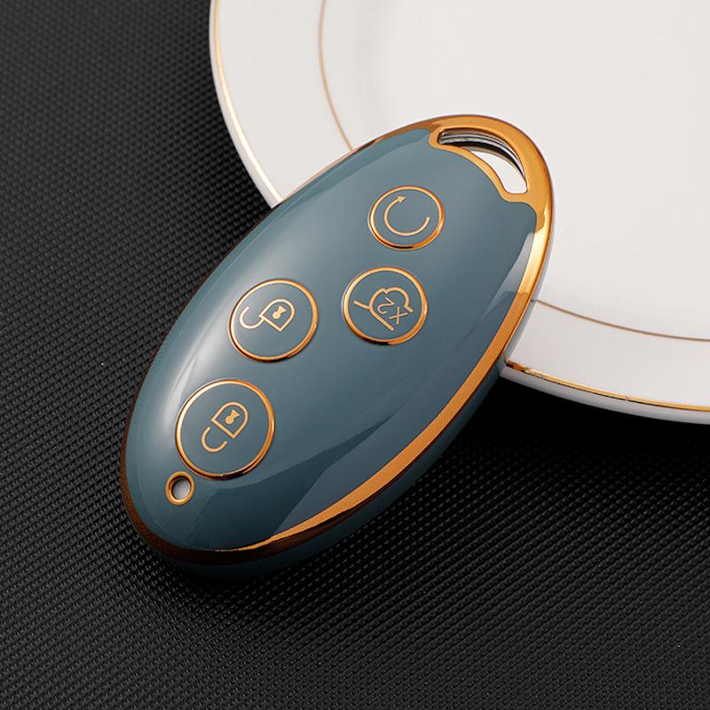 Чехол для ключа BYD Song Max: Защитный чехол из ТПУ для ключа-пульта Song DM, Yuan Pro, S7.