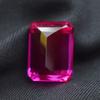 Natural Pink Ruby Loose Gemstone 17.95 ct Emerald Cut for Jewelry Making and Gem Collections