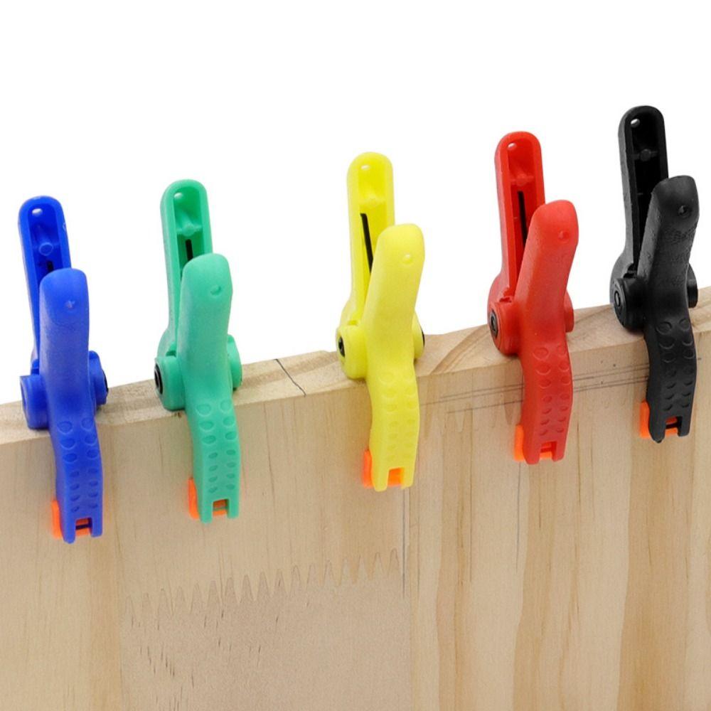 1Pc/10Pcs Plastic Spring Clamp Woodworking Tools Joinery Clips Woodwork Immobilization Collet