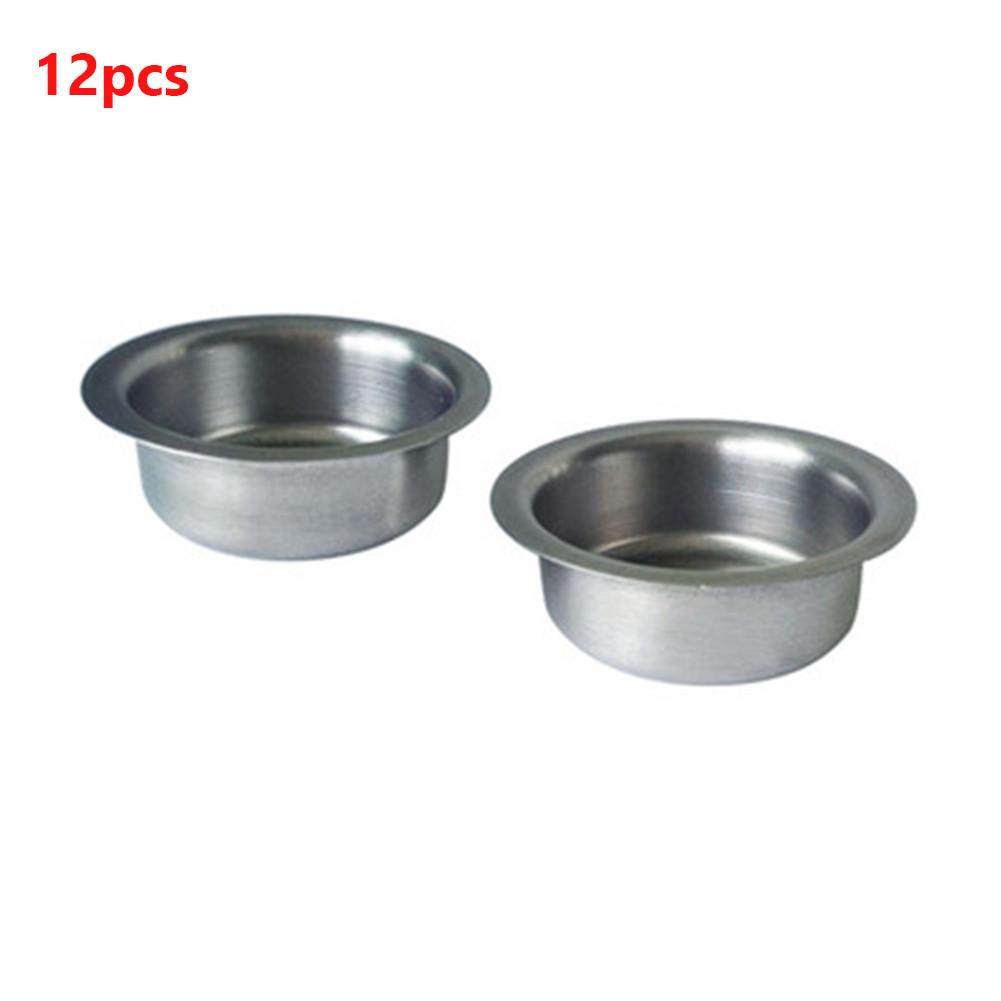 Container Candle Cups Décor Hardware Home Stainless Steel