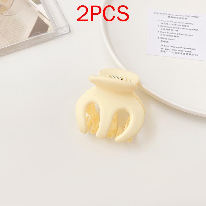 2 шт., комплект головных уборов премиум-класса, новые женские модные зажимы для волос, кофейные, черные, акриловые, большие заколки для волос, зажим для женщин, заколка, аксессуары для волос