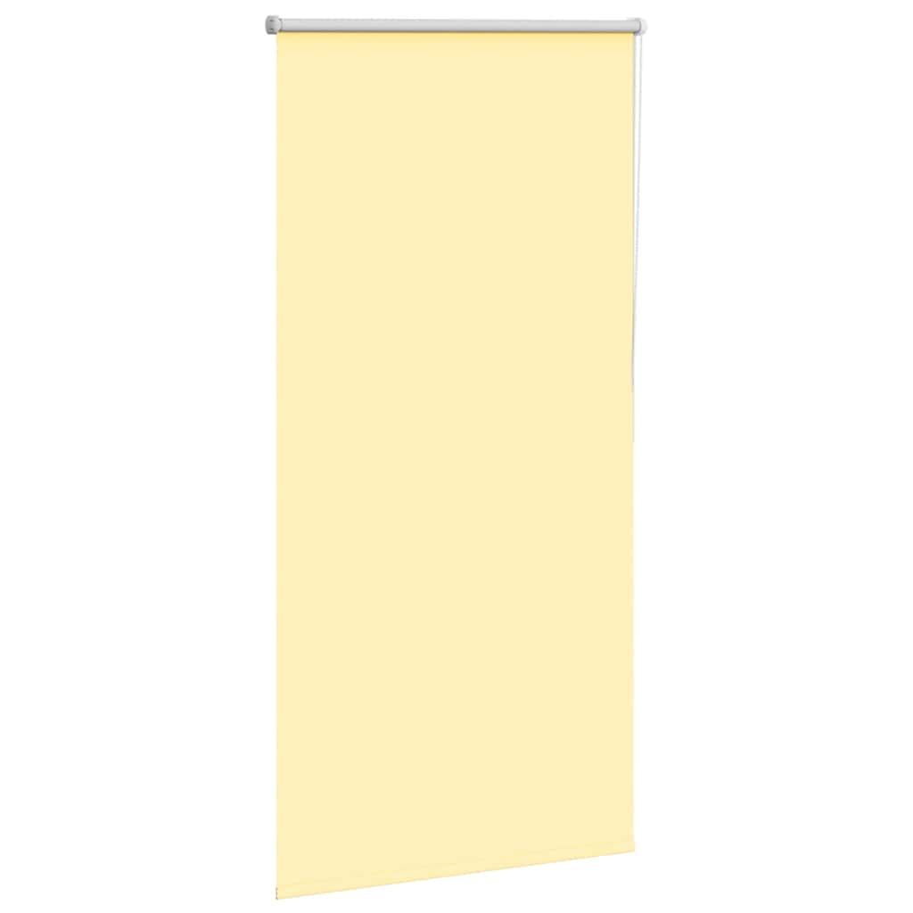 Roleta Zaciemniająca Żółta 80X130 Cm Szerokość Tkaniny 75,7 Cm