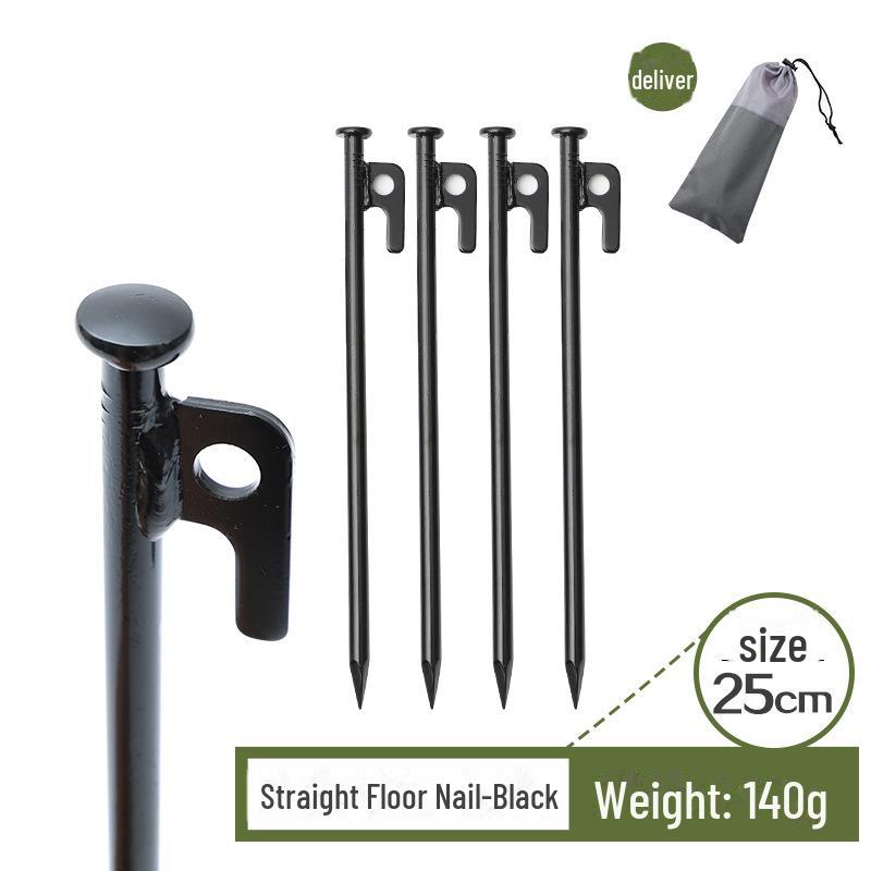 Ветрозащитные колышки для палаток для кемпинга на открытом воздухе - 20/25/30/40 см