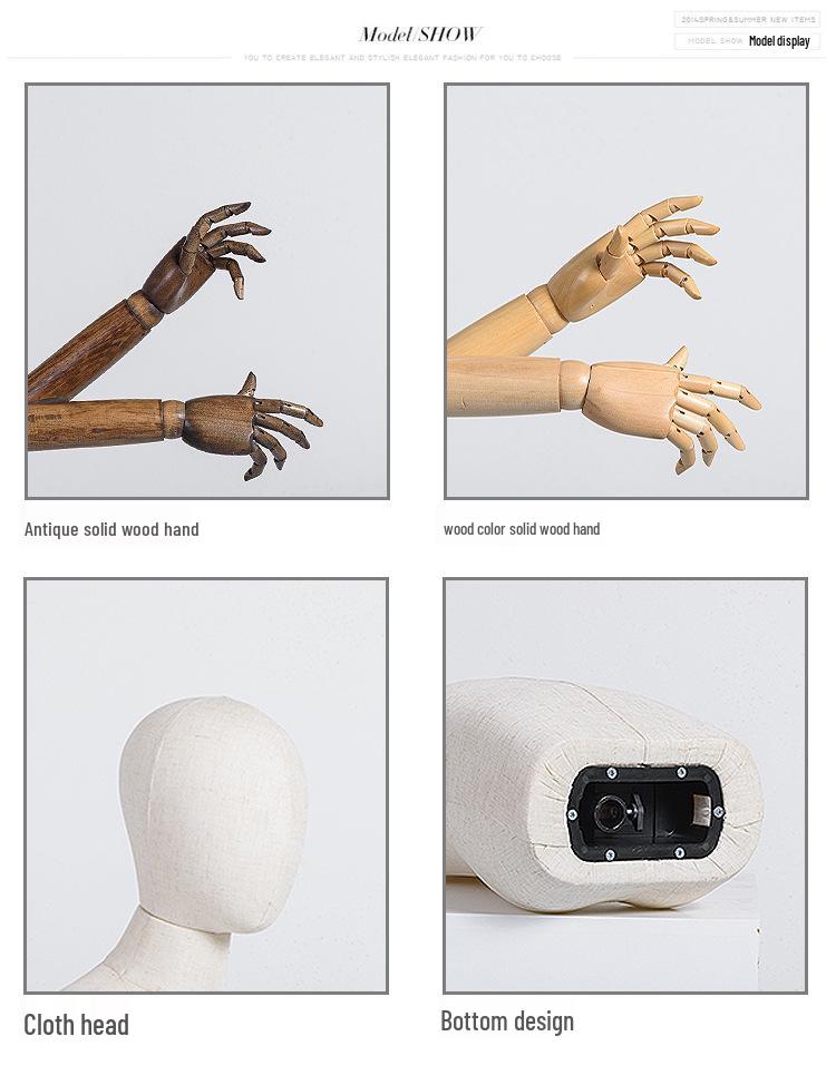 Детский манекен, подставка для показа: Массив дерева и ткань для детской одежды