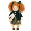 BlissfulPixie Waldorf Doll - Handmade Hanne 12" Soft Girl Plush Toy, Perfect for Kids