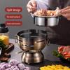 Чу Фан Ань Винтажная горячая кастрюля для алкоголя из нержавеющей стали 304