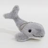Kawaii Plush Stuffed Whale Keychain Cute Marine Organism Keyring Cetacean Pendant  Bag Hanging